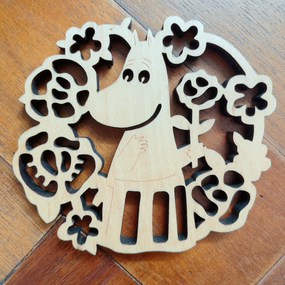 Moomin mama coaster